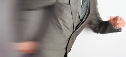 スピード感あるビジネスマン